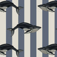 House of Hackney BALEANA Wallpaper - Denim (9'10" - full height)