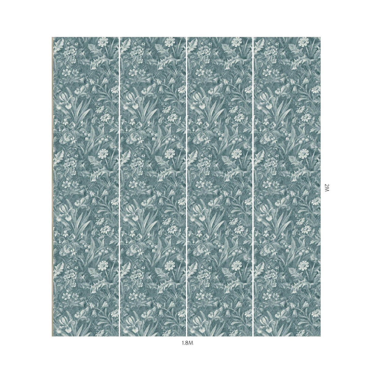 House of Hackney BELTANE Wallpaper - Euphorbia (9'10" - full height)