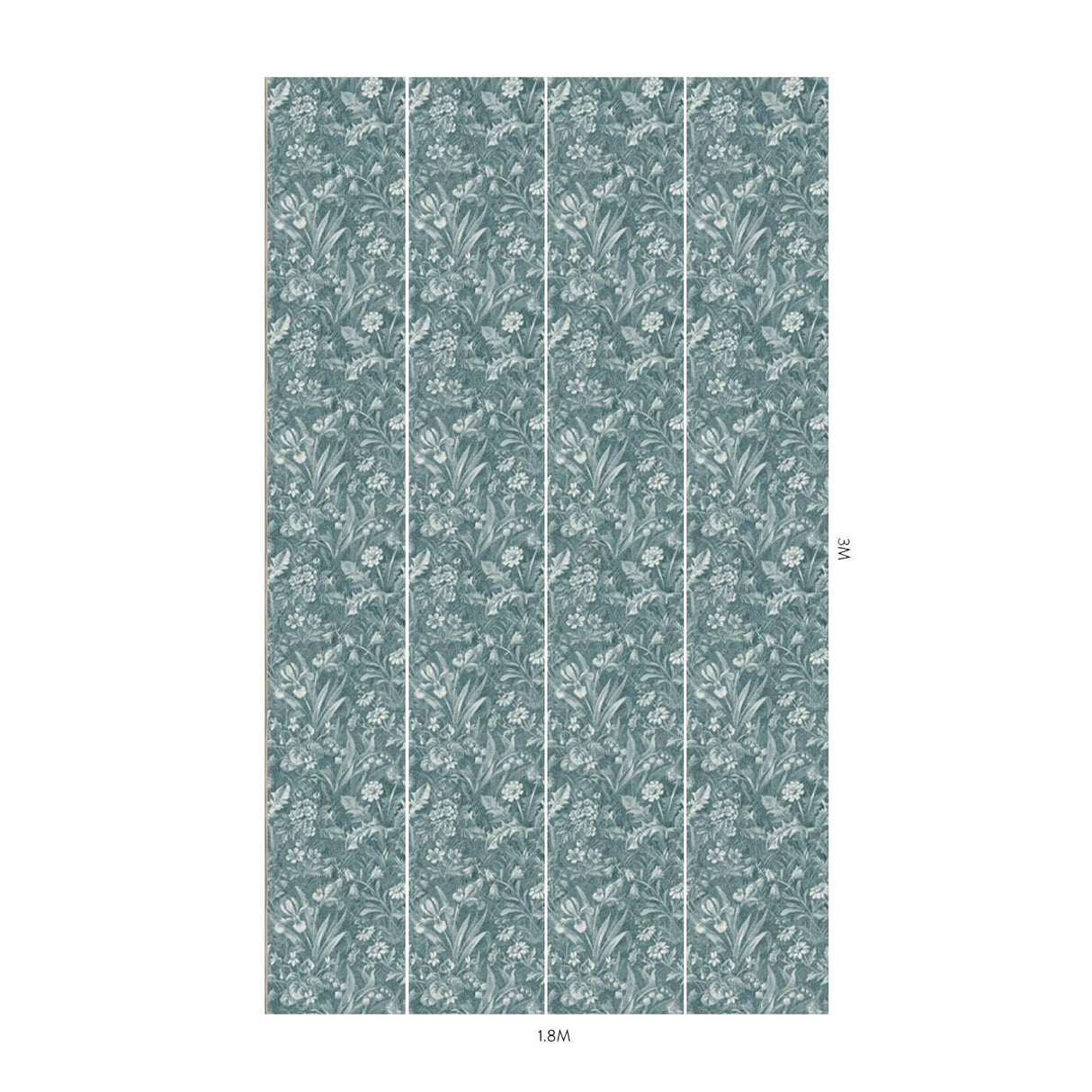 House of Hackney BELTANE Wallpaper - Euphorbia (9'10" - full height)