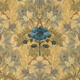 House of Hackney THE BLUE ROSE WEEPING Wallpaper - Aurelian (9'10" - full height)