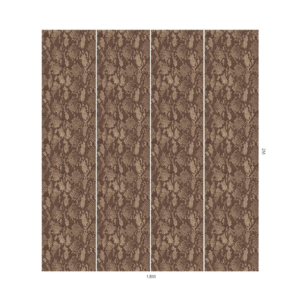 House of Hackney COBRA Wallpaper - Cocoa (9'10" - full height)