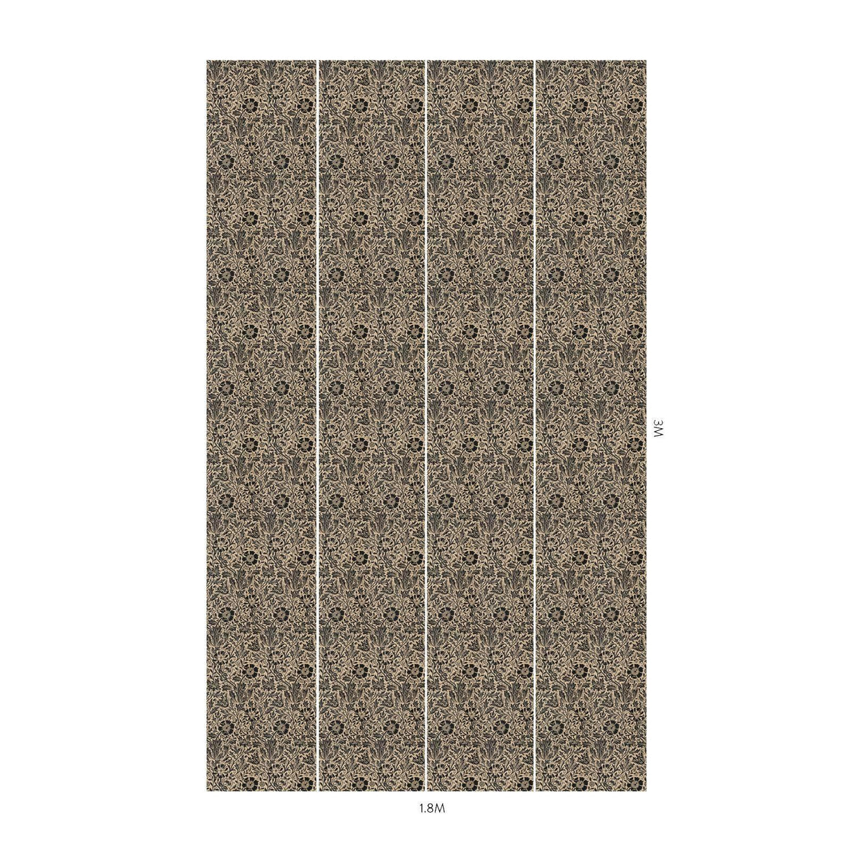 House of Hackney COMPTON PARVUM Wallpaper - Phlox (9'10" - full height)