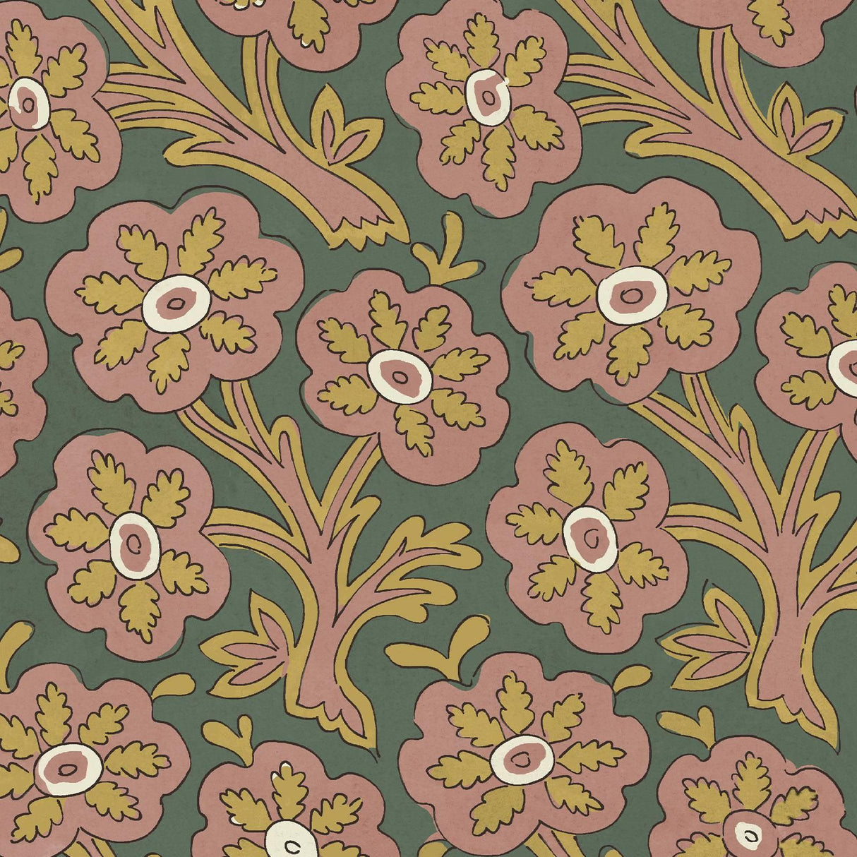 House of Hackney DALSTON DAISY Wallpaper - Hedera (9'10" - full height)