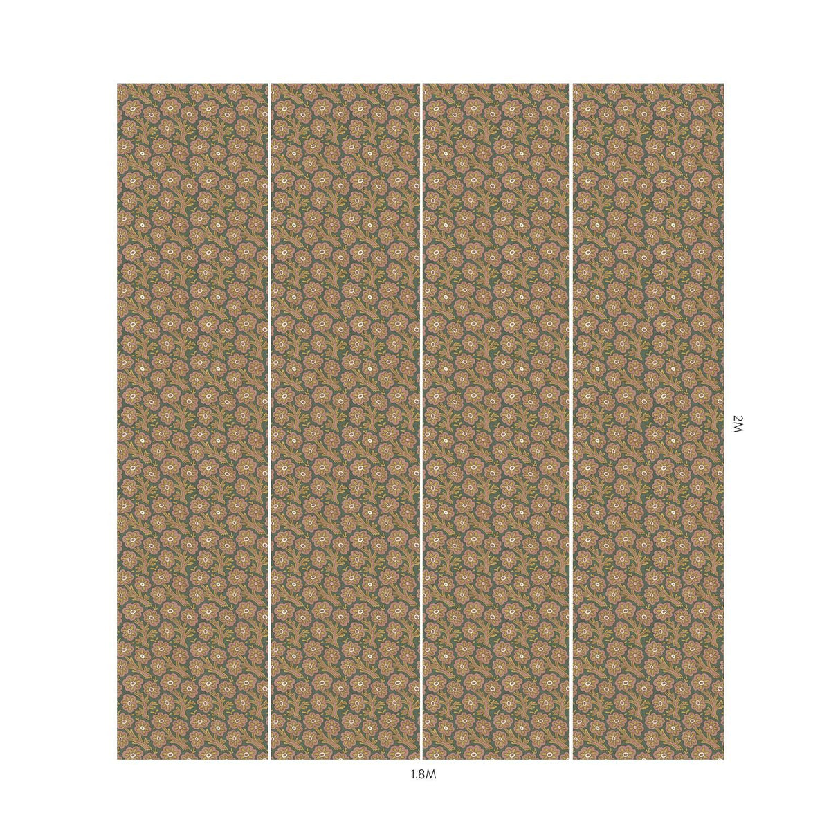 House of Hackney DALSTON DAISY Wallpaper - Hedera (9'10" - full height)