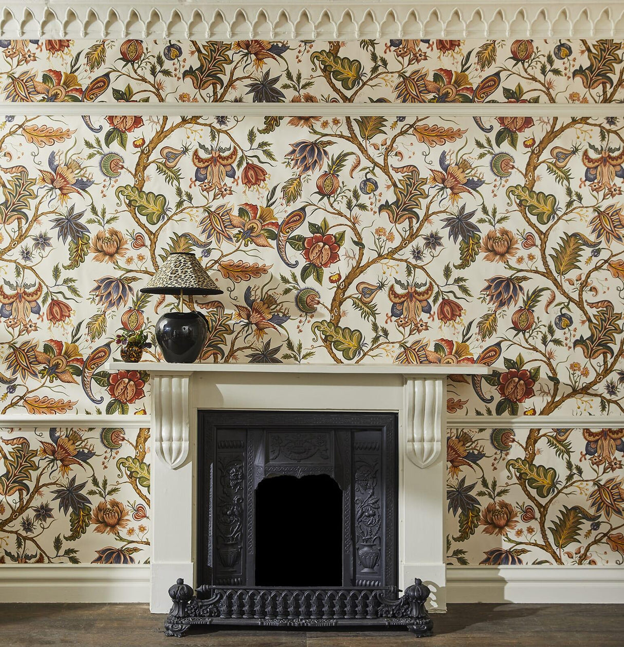 House of Hackney DAMAS Wallpaper - Cream (9'10" - full height)