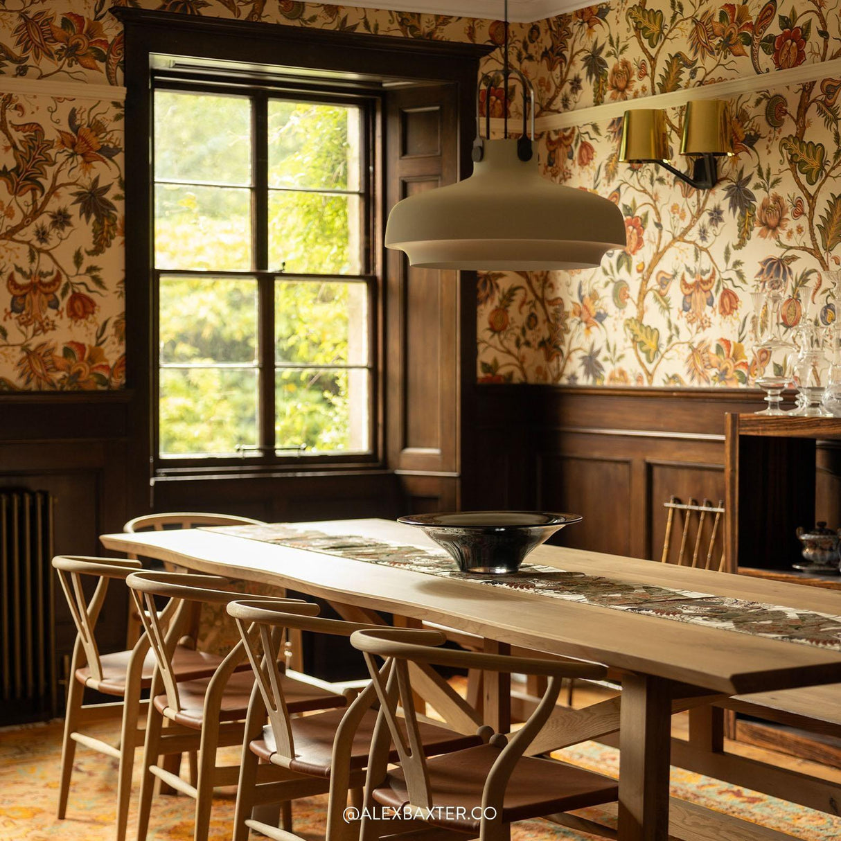 House of Hackney DAMAS Wallpaper - Cream (9'10" - full height)