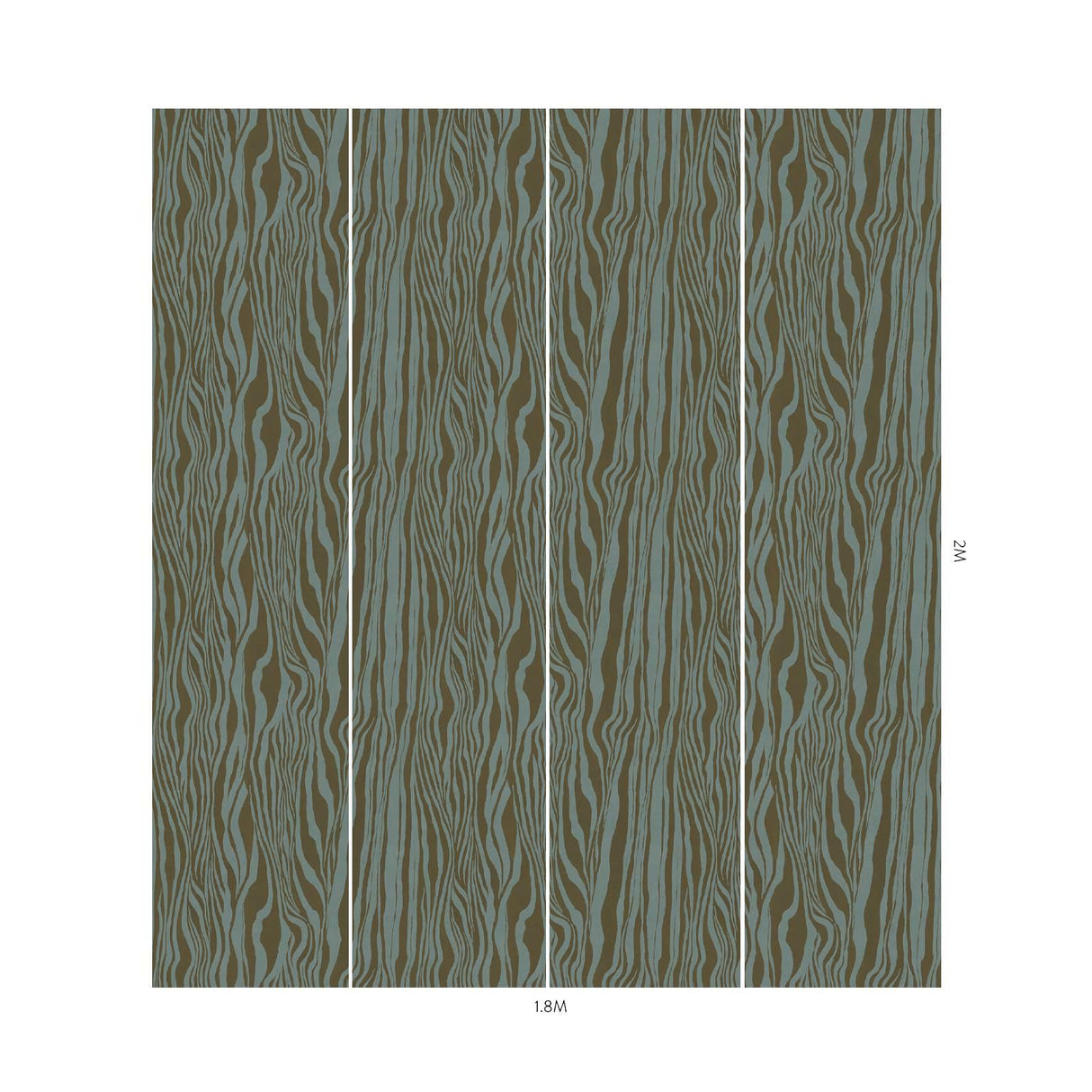 House of Hackney DAZZLE Wallpaper - Bronze (9'10" - full height)