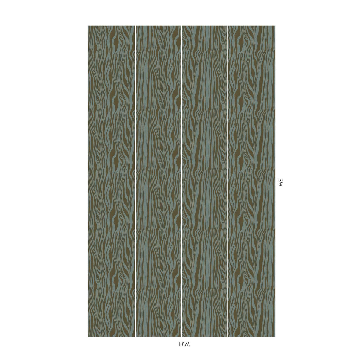 House of Hackney DAZZLE Wallpaper - Bronze (9'10" - full height)