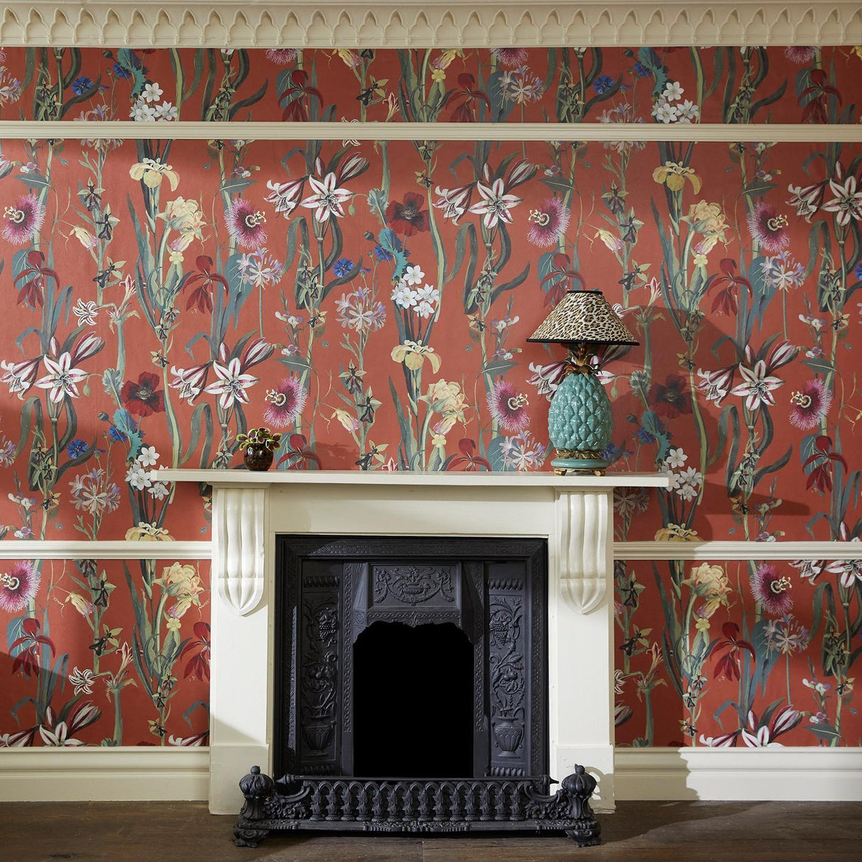 House of Hackney FLORA DELANICA Wallpaper - Clay (9'10" - full height)