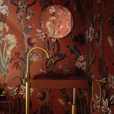 House of Hackney FLORA DELANICA Wallpaper - Clay (9'10" - full height)