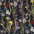 House of Hackney FLORA DELANICA Wallpaper - Midnight (9'10" - full height)