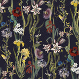 House of Hackney FLORA DELANICA Wallpaper - Midnight (9'10" - full height)