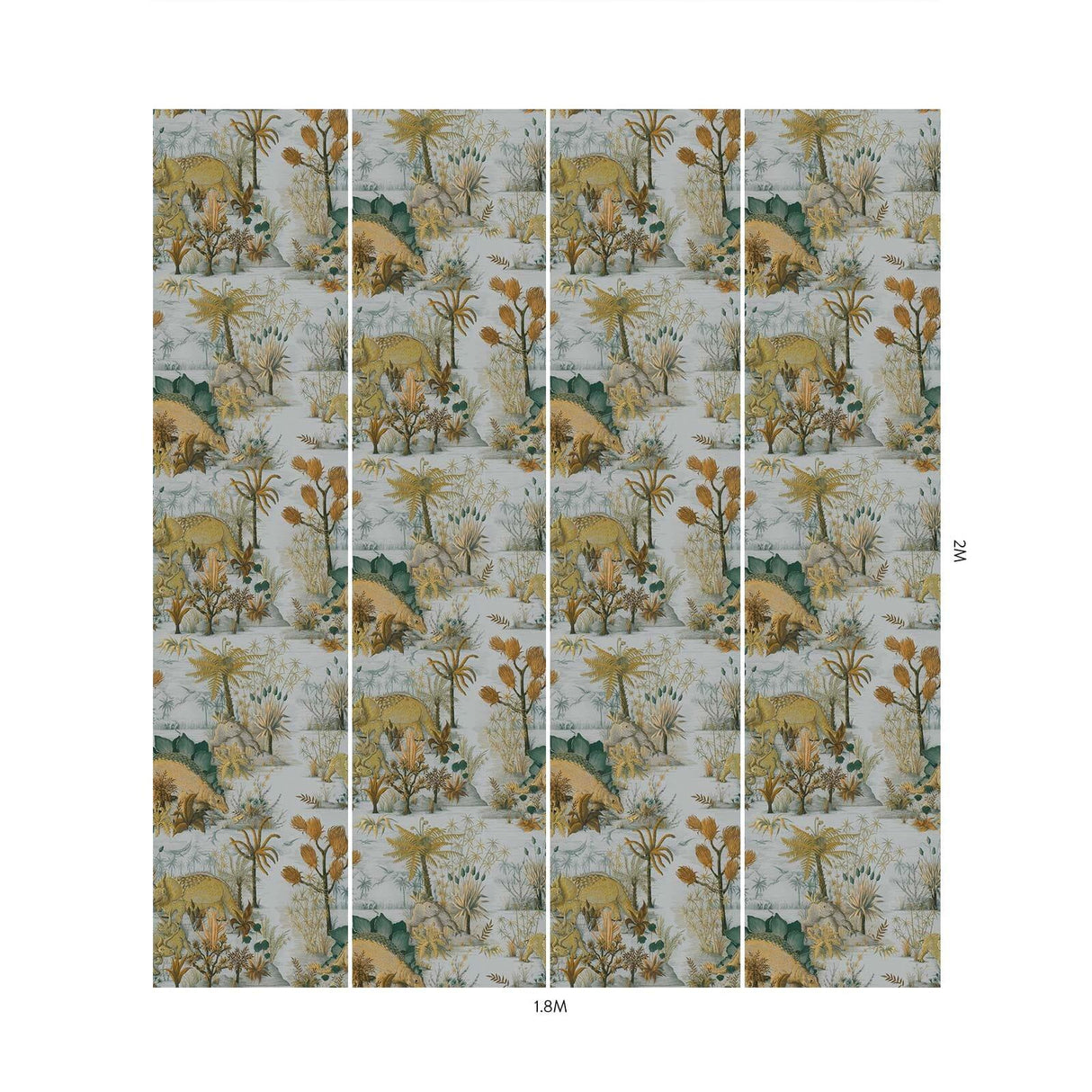 House of Hackney DINOSAURIA Wallpaper - Dusk (9'10" - full height)