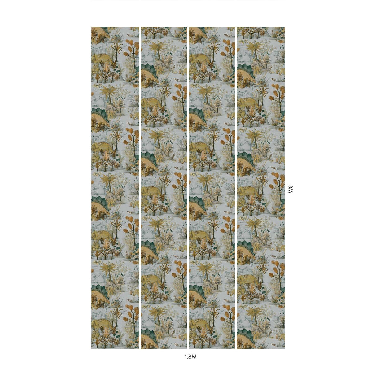 House of Hackney DINOSAURIA Wallpaper - Dusk (9'10" - full height)