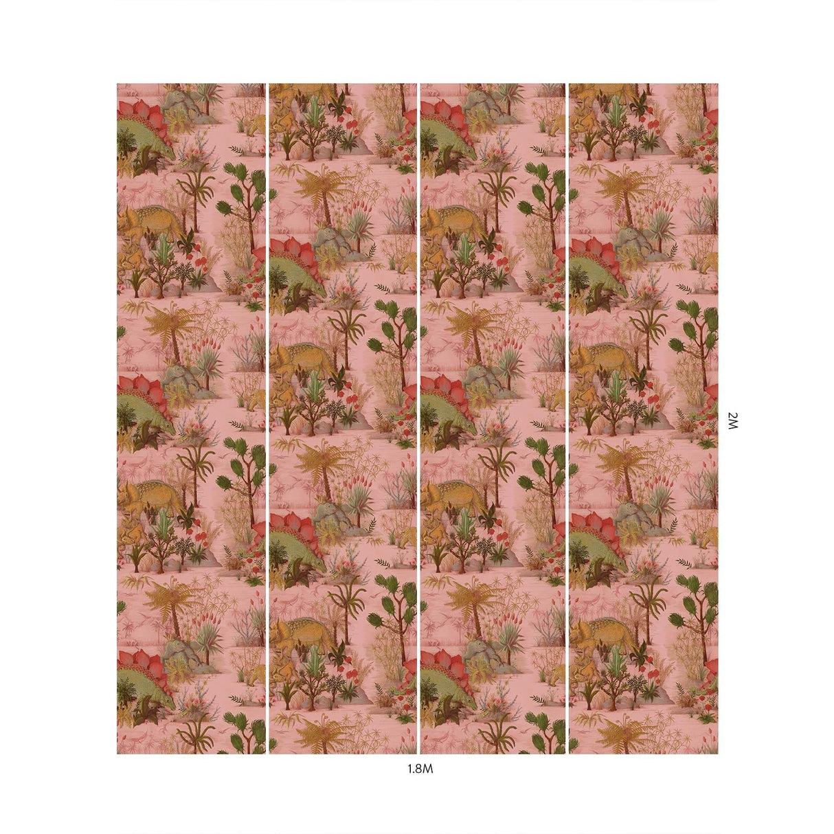 House of Hackney DINOSAURIA Wallpaper - Plaster (9'10" - full height)