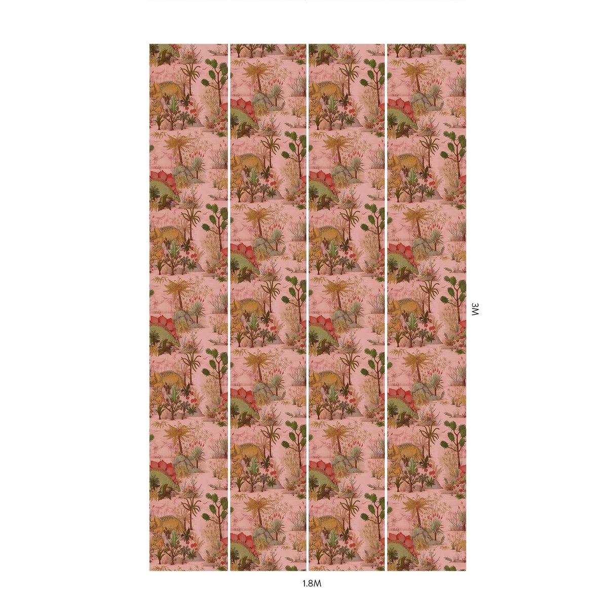 House of Hackney DINOSAURIA Wallpaper - Plaster (9'10" - full height)