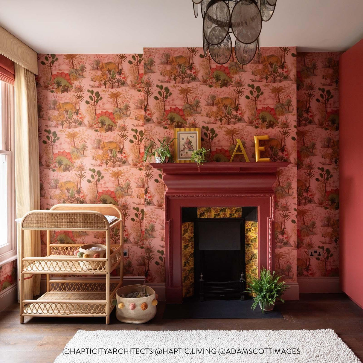 House of Hackney DINOSAURIA Wallpaper - Plaster (9'10" - full height)