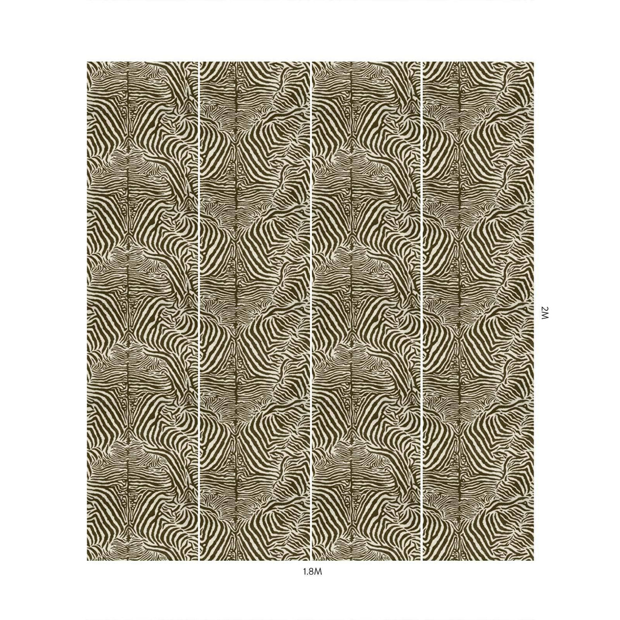 House of Hackney EQUUS Wallpaper - Cocoa (9'10" - full height)