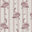 House of Hackney FLAMBOYANCE Wallpaper - Off White & Macaroon Pink (9'10" - full height)