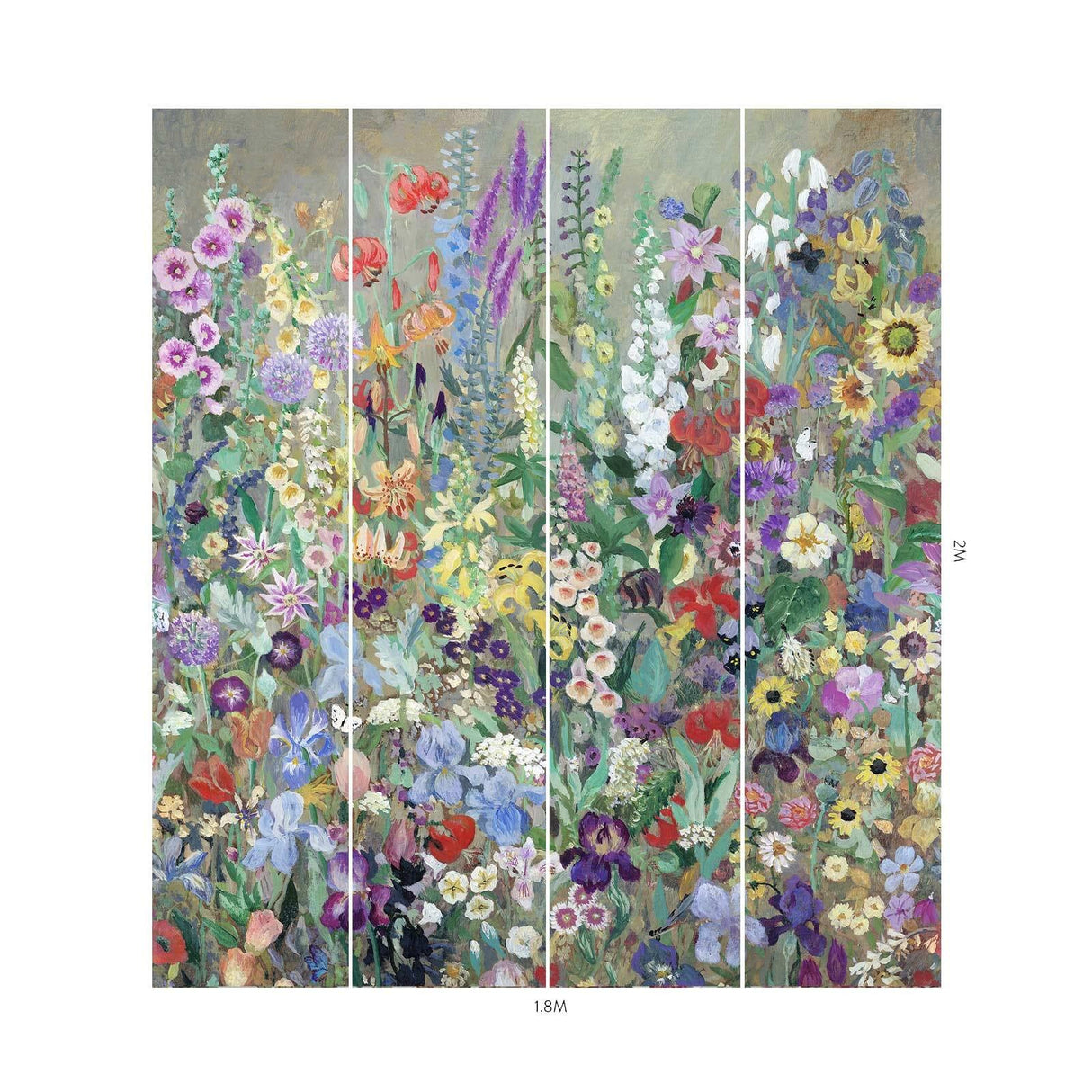 House of Hackney FLORIBUNDA MAGNA Wallpaper - Zenith (9'10" - full height)