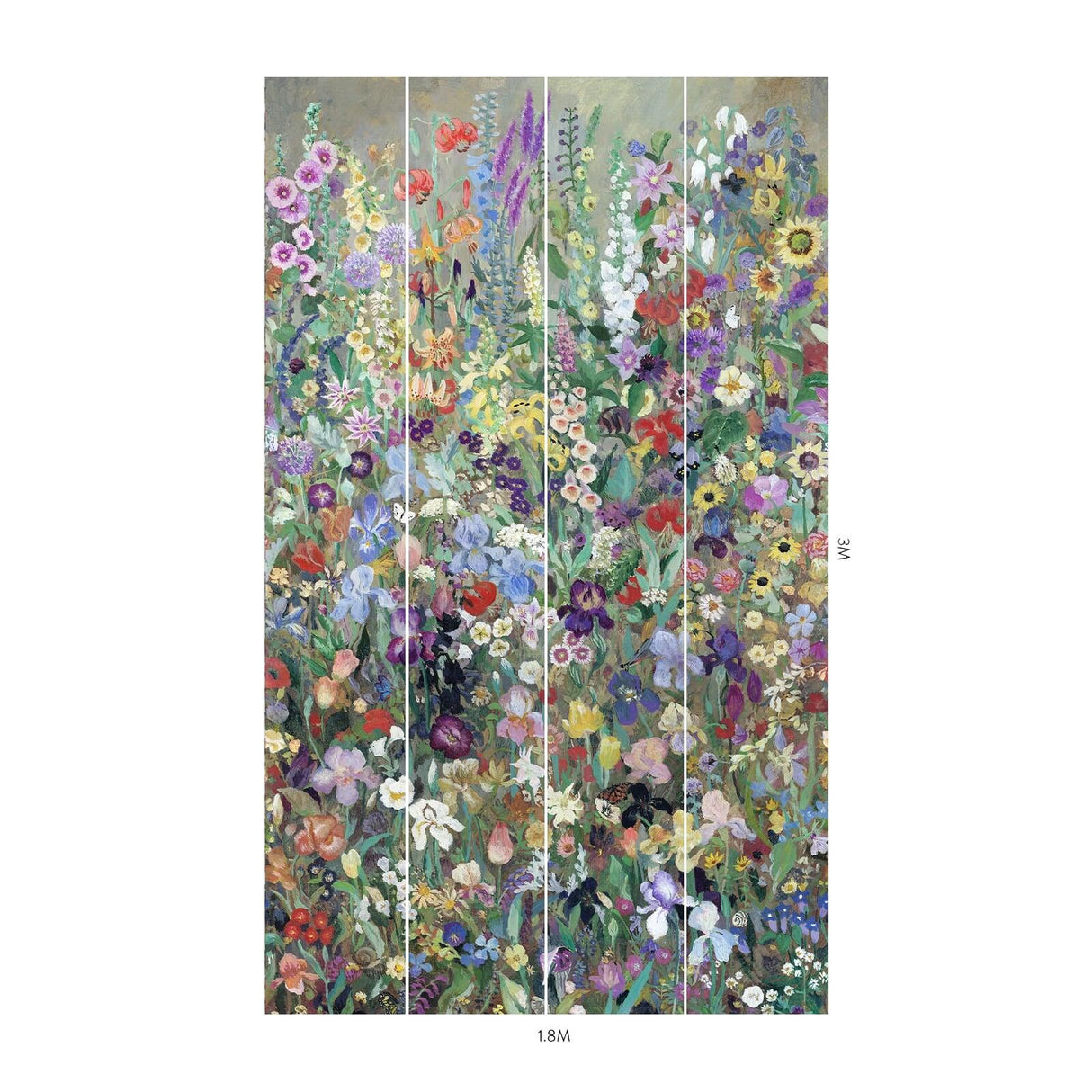 House of Hackney FLORIBUNDA MAGNA Wallpaper - Zenith (9'10" - full height)
