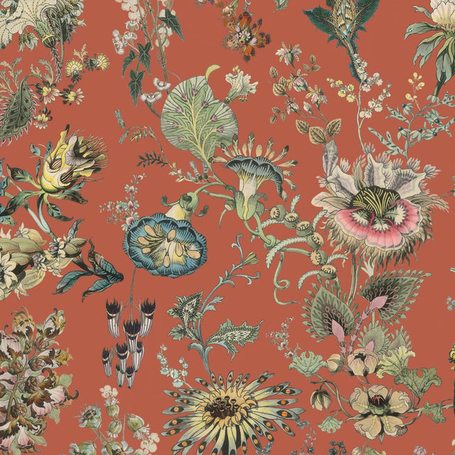 House of Hackney FLORA FANTASIA Wallpaper - Amber (9'10" - full height)