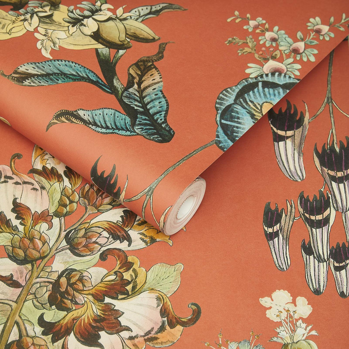 House of Hackney FLORA FANTASIA Wallpaper - Amber (9'10" - full height)