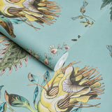 House of Hackney FLORA FANTASIA Wallpaper - Sky Blue (9'10" - full height)