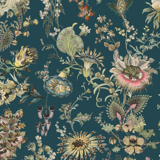 House of Hackney FLORA FANTASIA Wallpaper - Cerulean (9'10" - full height)