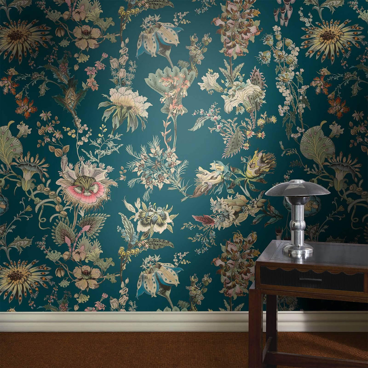 House of Hackney FLORA FANTASIA Wallpaper - Cerulean (9'10" - full height)
