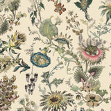 House of Hackney FLORA FANTASIA Wallpaper - Ecru (9'10" - full height)