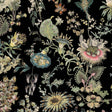 House of Hackney FLORA FANTASIA Wallpaper - Noir (9'10" - full height)