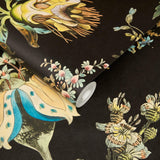 House of Hackney FLORA FANTASIA Wallpaper - Noir (9'10" - full height)