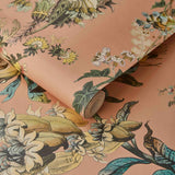 House of Hackney FLORA FANTASIA Wallpaper - Bisque Pink (9'10" - full height)