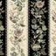 House of Hackney FLORA FANTASIA Wallpaper - Noir Stripe (9'10" - full height)