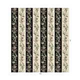 House of Hackney FLORA FANTASIA Wallpaper - Noir Stripe (9'10" - full height)
