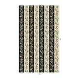 House of Hackney FLORA FANTASIA Wallpaper - Noir Stripe (9'10" - full height)