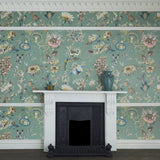House of Hackney FLORA FANTASIA Wallpaper - Verdigris (9'10" - full height)