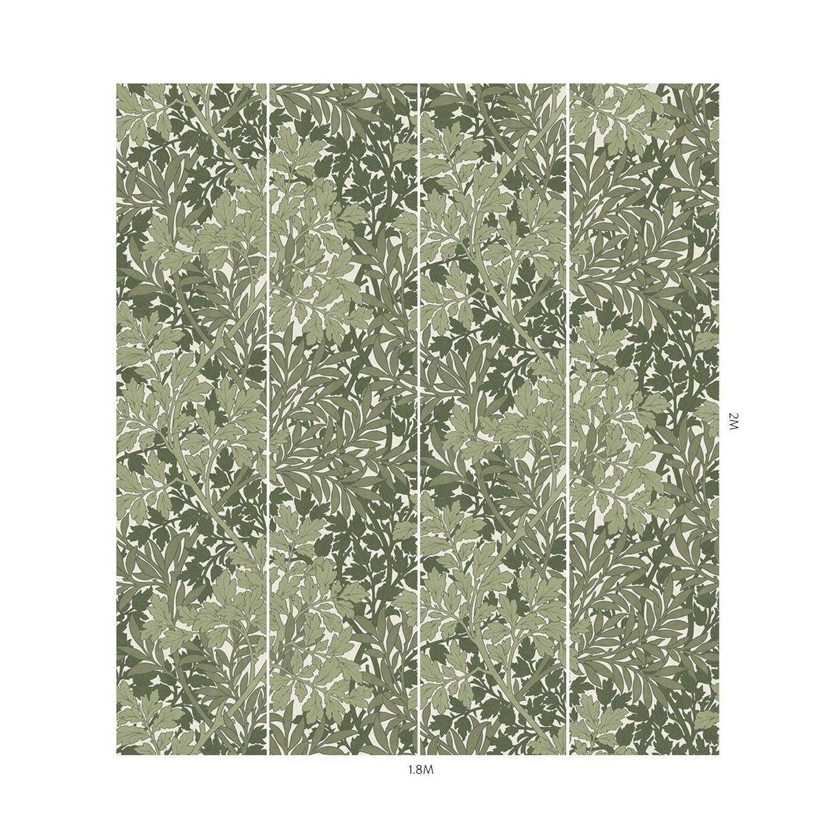 House of Hackney FOLIAGE Magna Wallpaper - Apple (9'10" - full height)