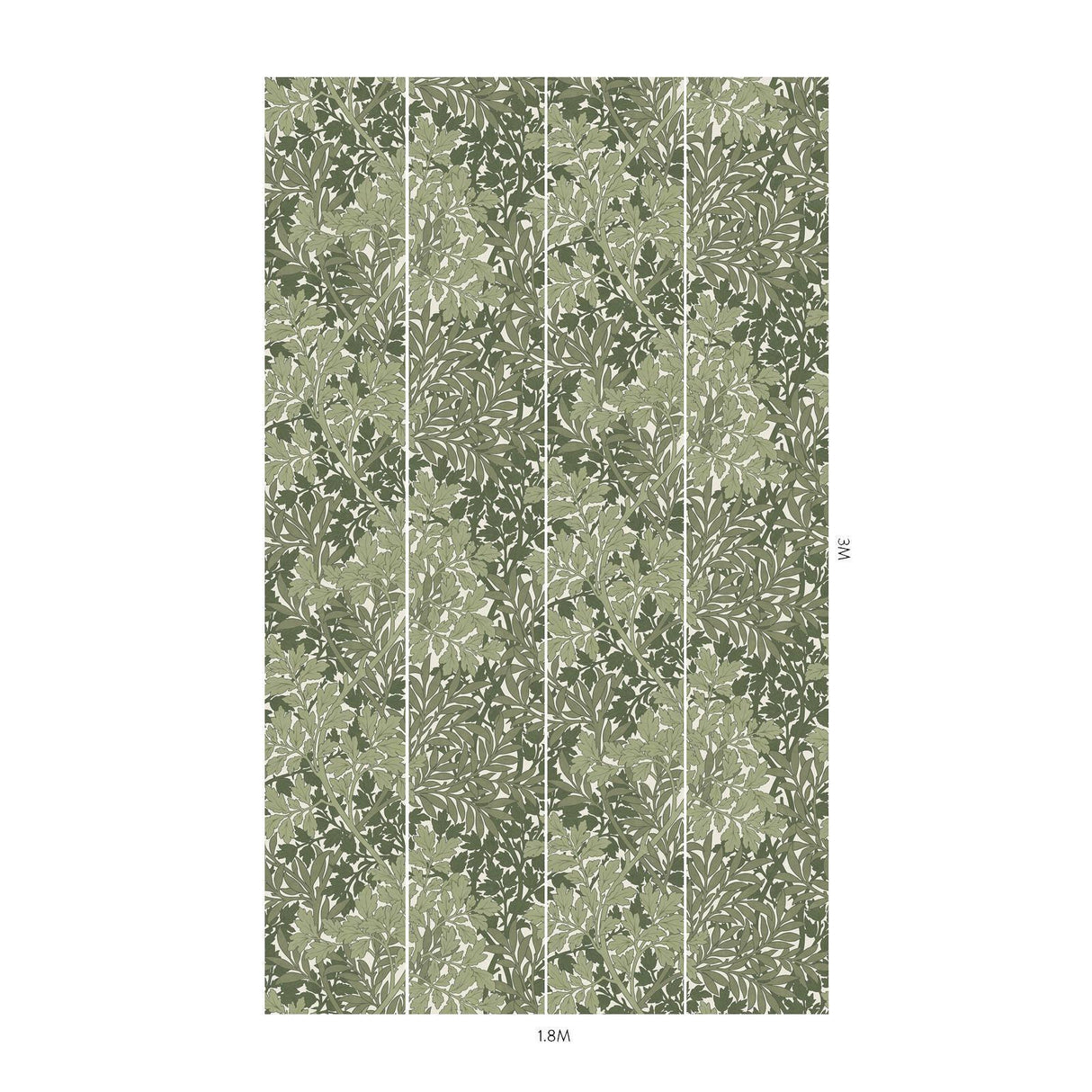 House of Hackney FOLIAGE Magna Wallpaper - Apple (9'10" - full height)