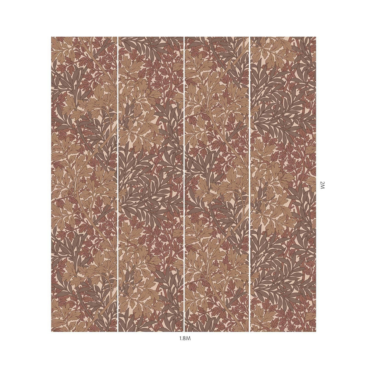 House of Hackney FOLIAGE Magna Wallpaper - Earth (9'10" - full height)