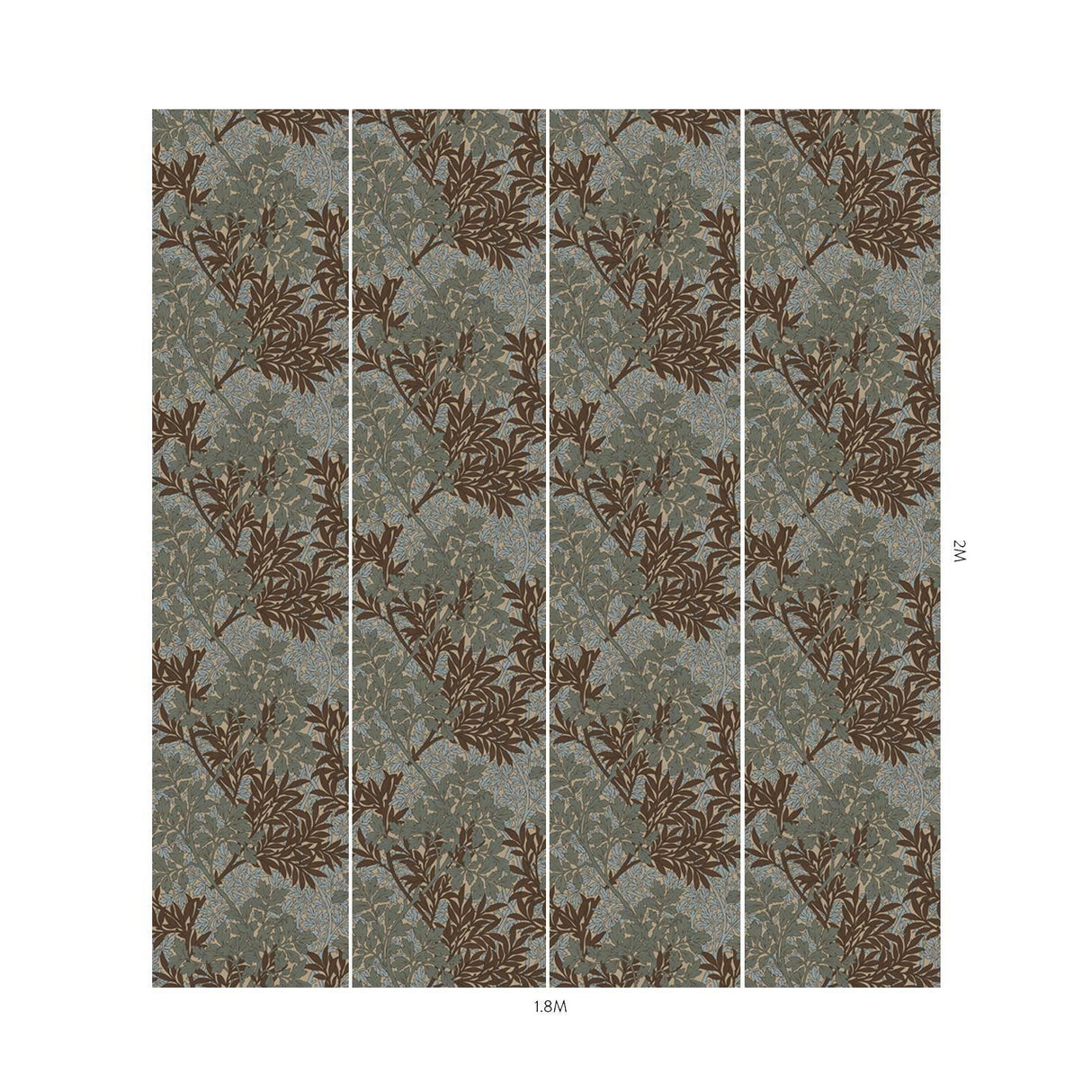 House of Hackney FOLIAGE Wallpaper - Forest (9'10" - full height)