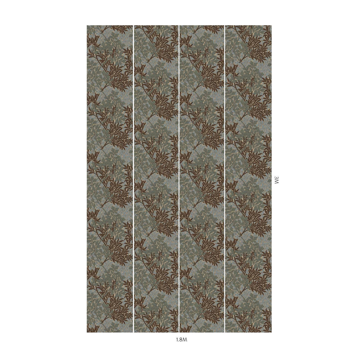 House of Hackney FOLIAGE Wallpaper - Forest (9'10" - full height)