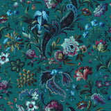 House of Hackney FLORIKA Wallpaper - Petrol (9'10" - full height)