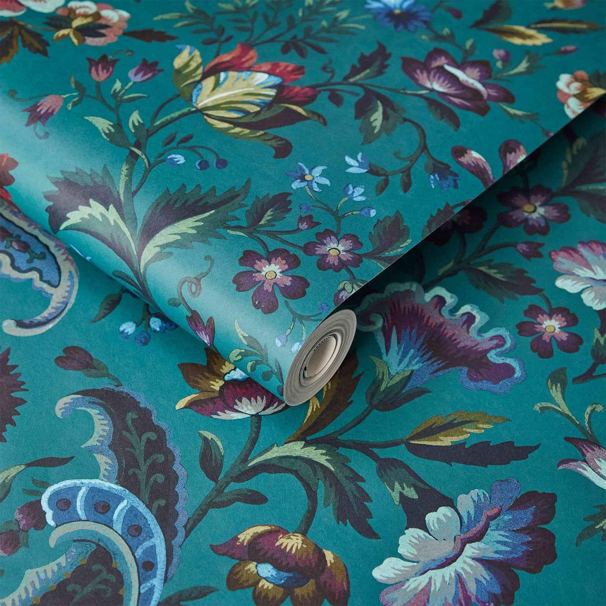 House of Hackney FLORIKA Wallpaper - Petrol (9'10" - full height)