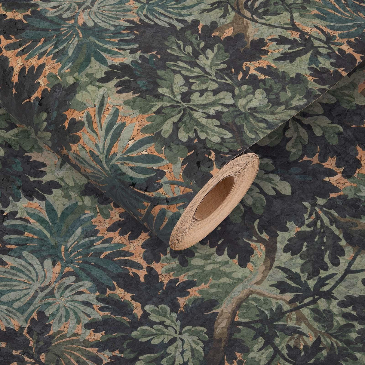 House of Hackney FORIS Cork Wallpaper - Cerulean (32 feet and 9 inches - full roll)