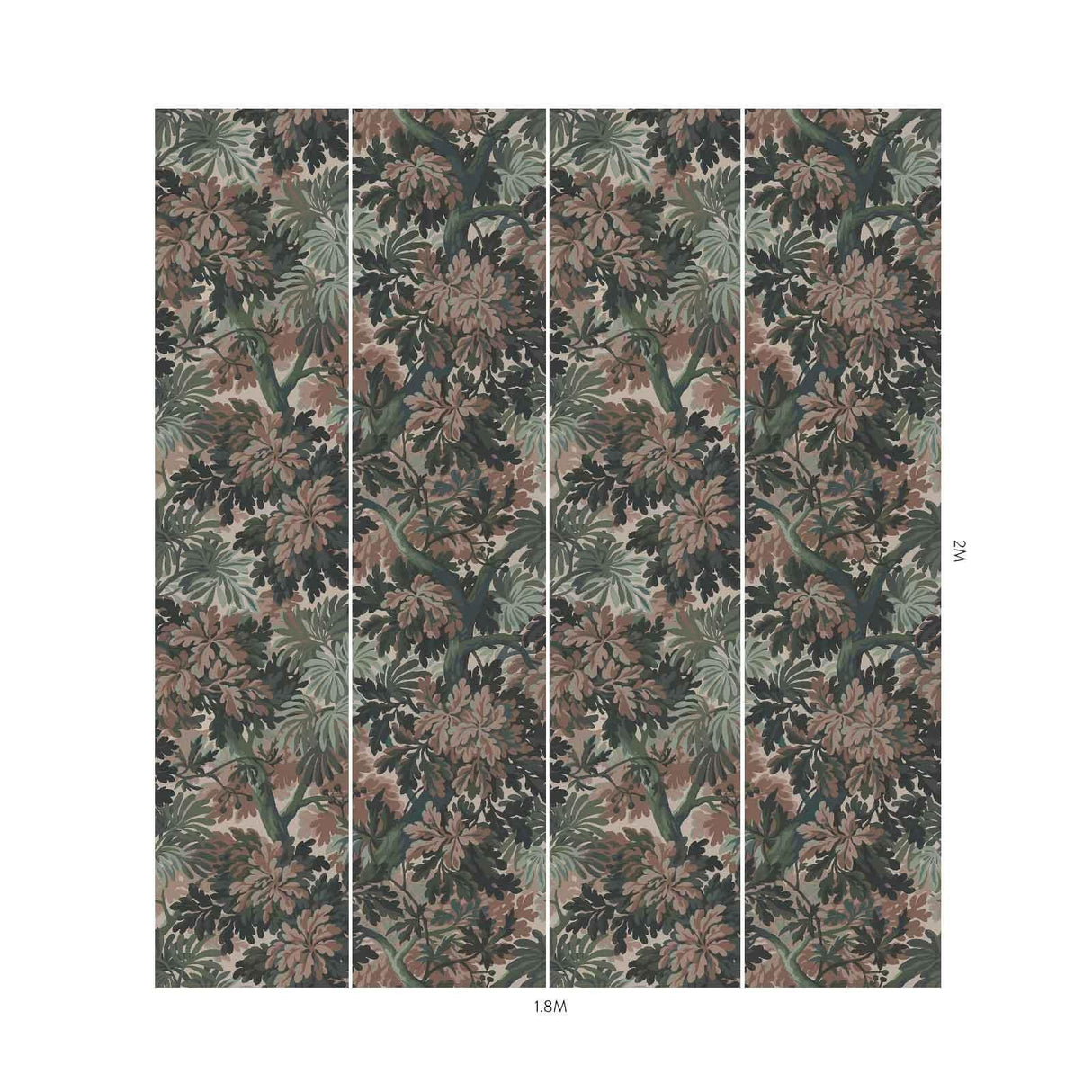 House of Hackney FORIS MAGNA Wallpaper - Tourmaline (9'10" - full height)