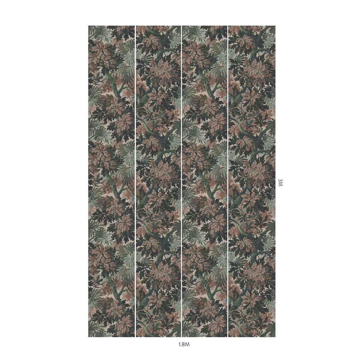 House of Hackney FORIS MAGNA Wallpaper - Tourmaline (9'10" - full height)