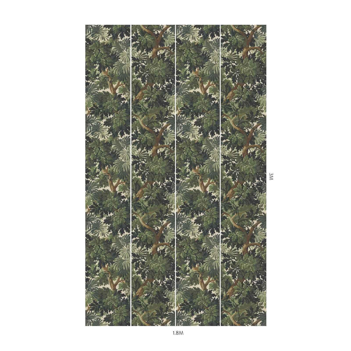 House of Hackney FORIS MAGNA Wallpaper - Verdure (9'10" - full height)