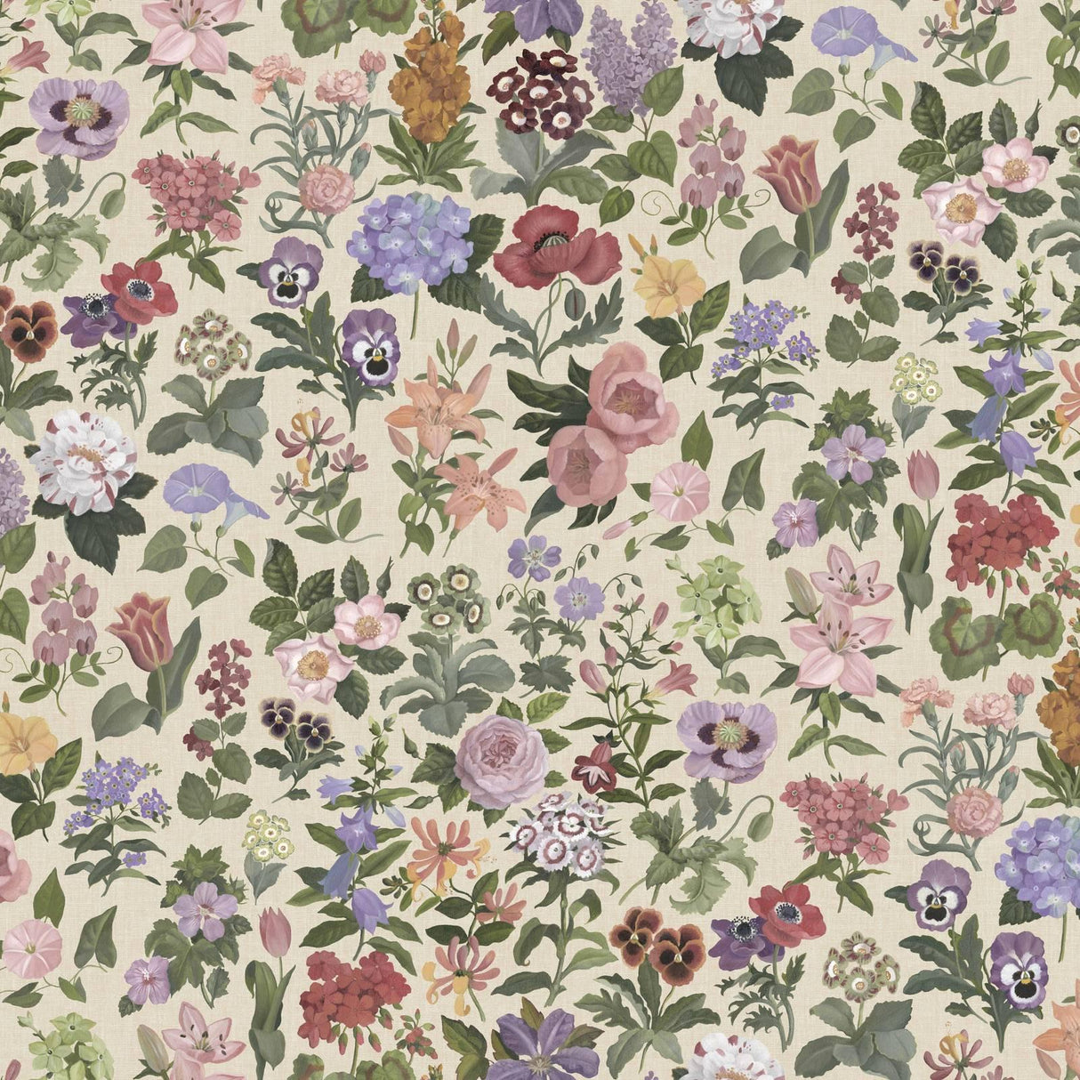 House of Hackney FLORALIA Wallpaper - Ecru (9'10" - full height)